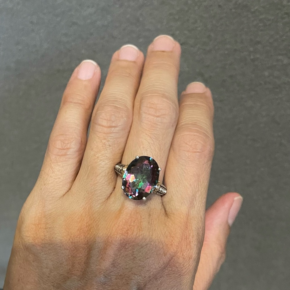 Mystic Topaz Gemstone Ring